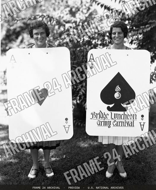 Army Carnival, Washington Barracks, DC, vintage black and white photograph