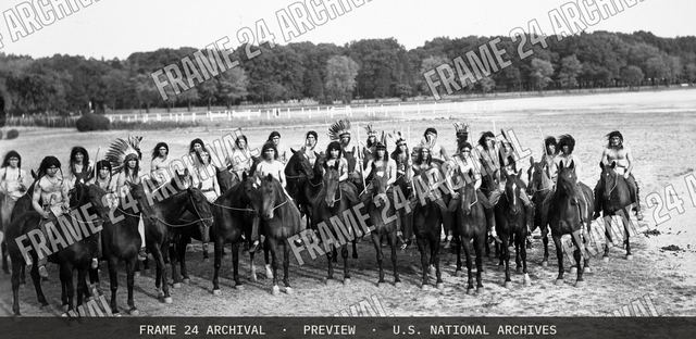 Army Carnival, Washington Barracks, DC, vintage black and white photograph