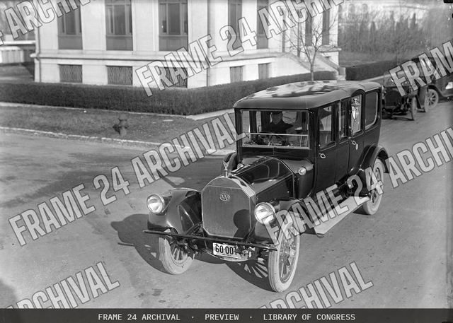 Automobile, vintage black and white photograph