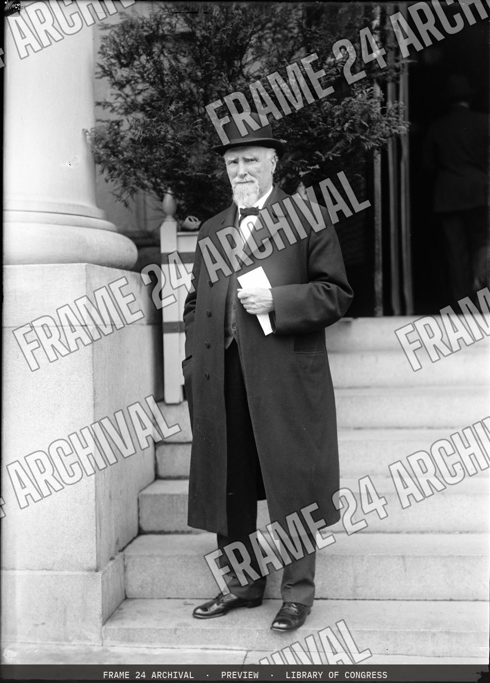 Dollar, Capt. Robert. Steamship Line Owner (1915), restored vintage black and white photograph