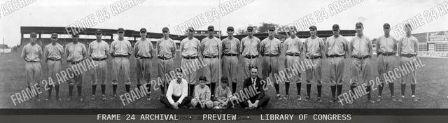Oriole 1921 baseball team, vintage black and white photograph