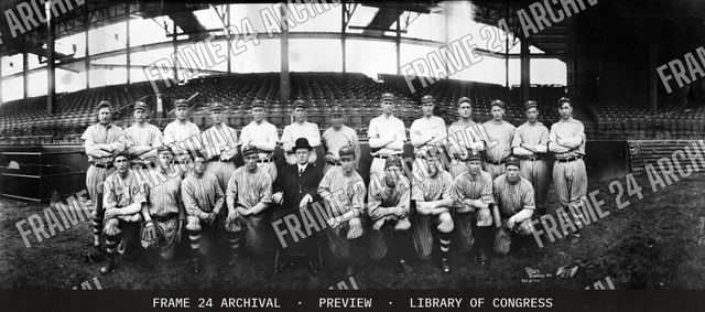 The Brooklyn baseball club, vintage black and white photograph
