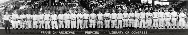 Washington baseball team, season, vintage black and white photograph