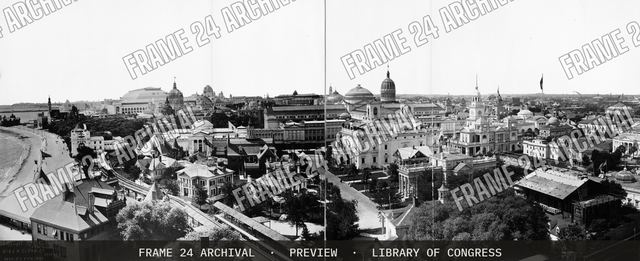 World's Fair, vintage black and white photograph